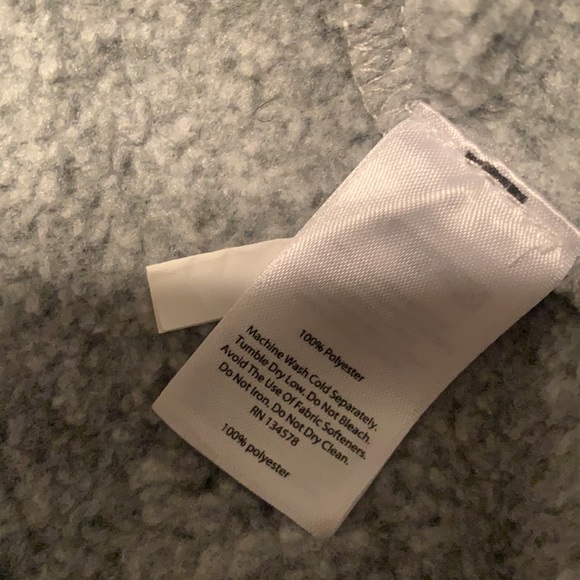 Unisex Youth VINEYARD VINES Med 12-14 Long Sleeve 1/4 Zip Pullover Heather Grey - Picture 4 of 5